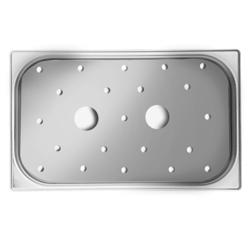 (2 pcs) Stainless Steel Drainer Plate - for Gastronorm Pan GN 1/2