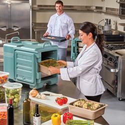 CAMBRO | ULTRA PAN CARRIER® - Термоконтейнер 34 л - для 3x GN 1/1 гастроємностей - Шиферний синій