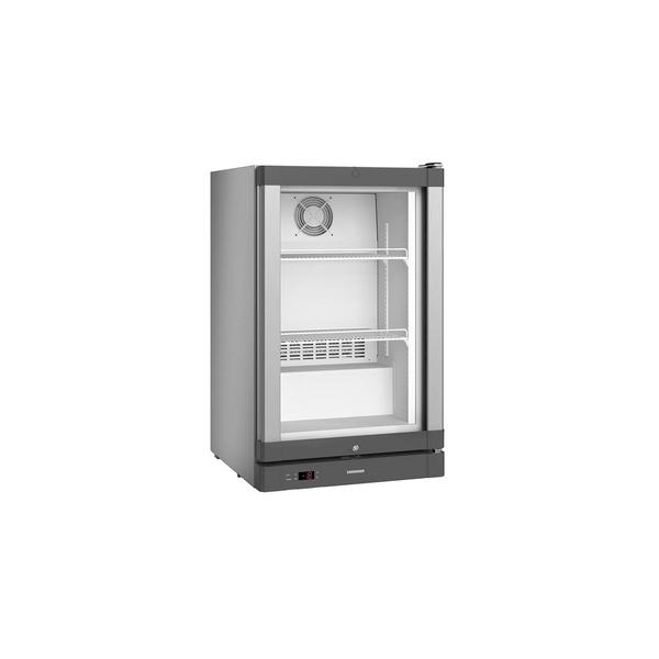 LIEBHERR | Unterbau-Tiefkühlschrank - 93 Liter - mit 1 Glastür - Silber