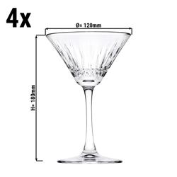 (4 sztuki) Kieliszek do martini – ELYSIA – 220 ml – przezroczysty