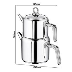 Teáskanna - 1,3 l - rozsdamentes acél