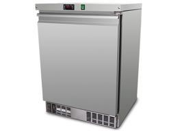 Congélateur sous plan en acier inoxydable AISI 304 PREMIUM - 110 L - avec 1 porte