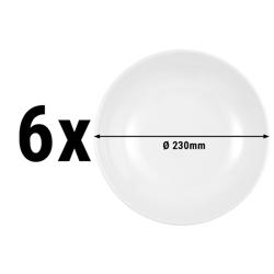 (6 pieces) SELTMANN WEIDEN | Plates - deep round - Ø 230mm