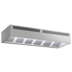 Afzuigkap doosmodel - B3500mm - zonder motor - met filter - met inductietoevoer