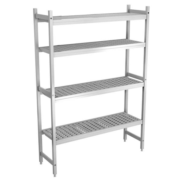Étagère de base en aluminium - 1190 x 1685 mm - Capacité de charge : 450 kg