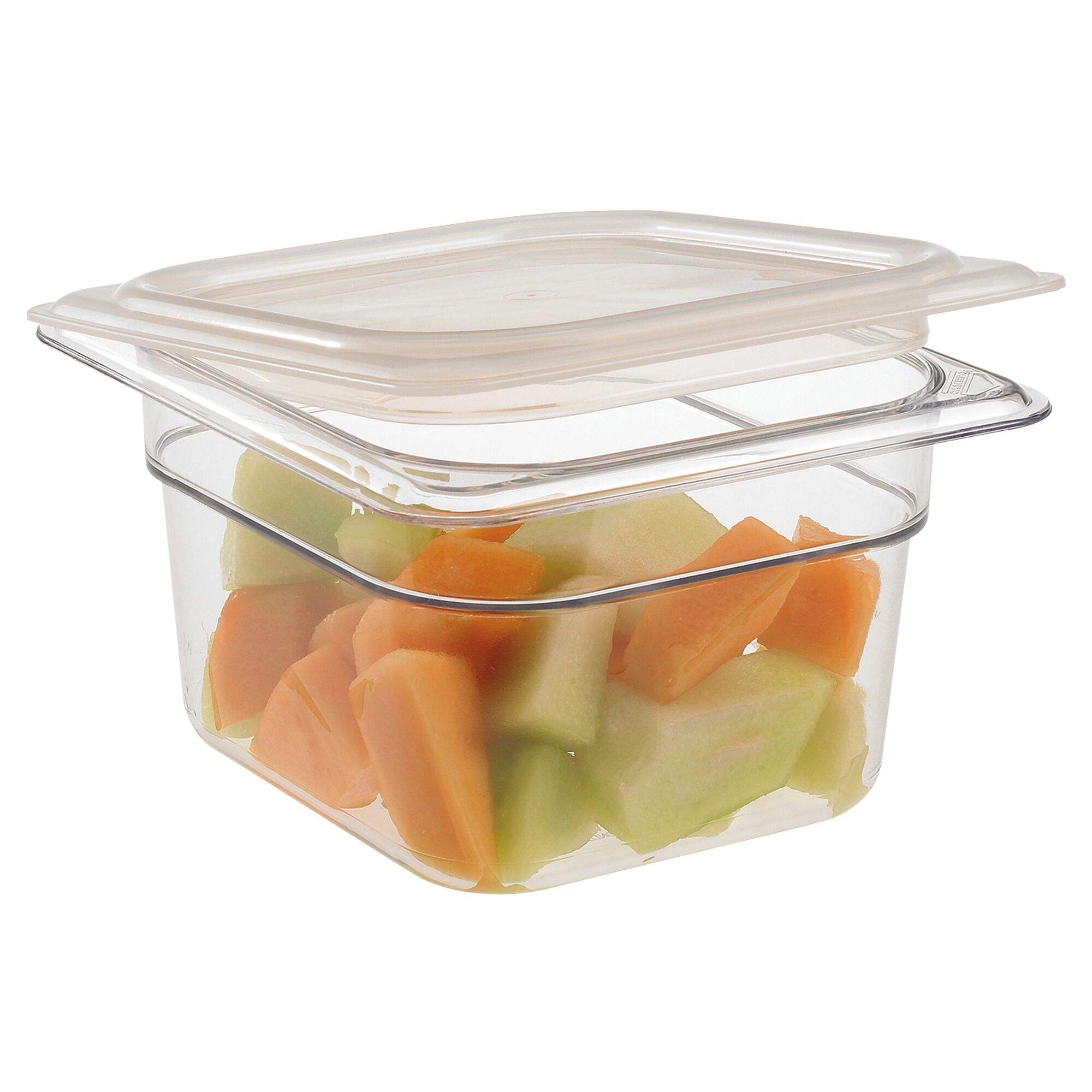 (6 pièces) CAMBRO | Camview® - Bac GN 1/6 en copolymère - Transparent - Hauteur : 100 mm - Sans BPA
