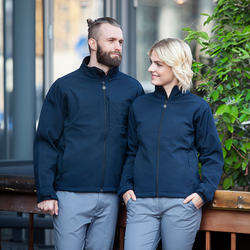 KARLOWSKY | Чоловіча куртка Softshell Classic - Темно-синя - Розмір: 3XL