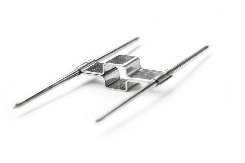 Double Skewer for Chicken Rotisseries - 55x138x15mm - Stainless Steel - compatible with GM, HGEM & EM series - ESOSM01