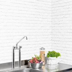 Mélangeur bi-trou - col haut250mm - avec raccord1/2", débit18L/min - 210x285x655mm