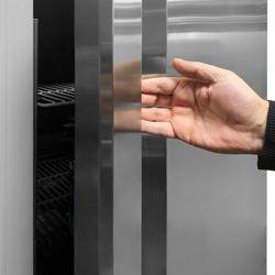 Vrieskast RVS PREMIUM PLUS - GN 1/1 - GN 2/1 - EN 600x400 - 1385mm - 1240liter - tot -18°C tot -1°C - met 2 deuren - geforceerde koeling, LED‑verlichting, automatische ontdooiing & slot
