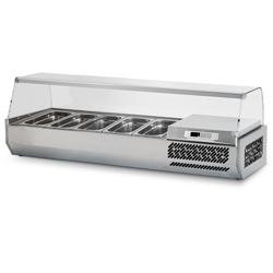 Vitrine réfrigérée sur comptoir PREMIUM PLUS - 1493x413mm - 5x GN 1/3