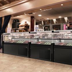 Vetrina refrigerata carne - 2480 mm e 1 ripiano