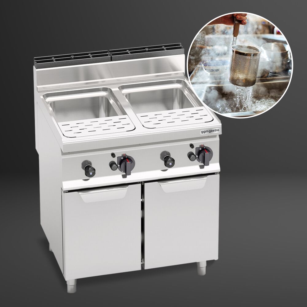 Cuiseur à pâtes à gaz – 60 litres – 20 kW