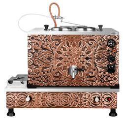 Samovar de cobre - Gas y eléctrico - 770mm - 22 litros - 2,5 kW