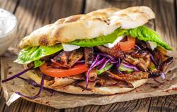 Doğalgazlı Döner Robotu - Alttan Motorlu - 4 Radyanlı - Kapasite: 95kg - dhl. 1 şiş, 1 yağ toplama haznesi - 10.64kW