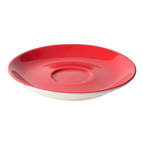 (6 pcs) BART COLOUR CAFE - Soucoupe à café - Ø135mm - Rouge