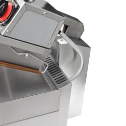 Gyors Dupla kontakt grill / panini grill - 12 kW - programozható - digitális kijelzővel - felül és alul bordázott