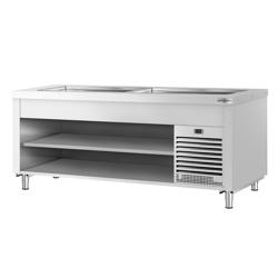 Balcão de buffet frio COPENHAGA - 2310mm - com placa fria (refrigerada)