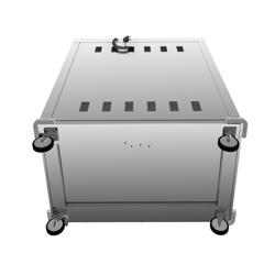Chariot de banquet Premium – chauffant – 20 × GN 2/1 ou 40 × GN 1/1 – numérique