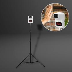 Measuring Instrument No‑Touch Digital Infrared Thermometer with Stand – ±0.2°C-0.1s-5–18 cm