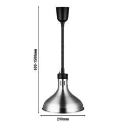 Buffet Infrared Heat Lamp - Retractable - Conical - Diameter 290mm - 275W - E27 - Cord 600–1500mm