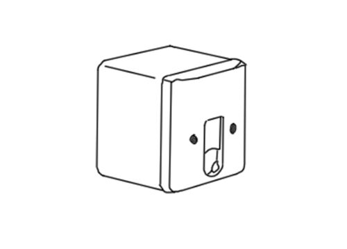 Prise de gaz de sécurité en saillie - 80x70x80mm - Boîtier en plastique