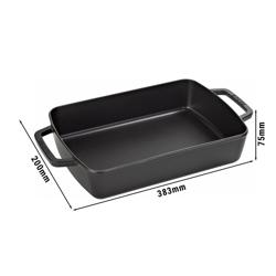 STAUB | SPECIALITIES - Ovenschaal - 300x200mm - Gietijzer - Zwart