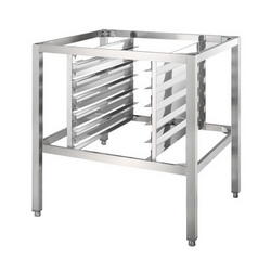 (2 Stück) Bäckerei-Elektro-Kombidämpfer - Digital - 5x EN 600x400 - inkl. Untergestell mit Blechhalter & Waschsystem