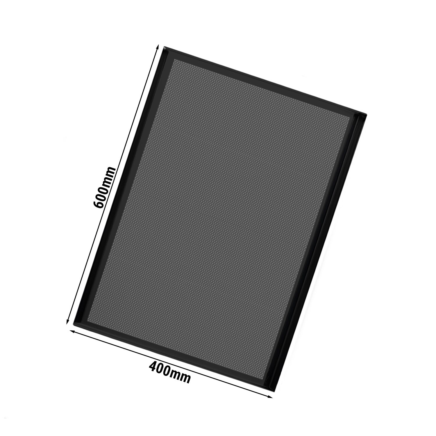 Plaque de cuisson – aluminium – EN 600 x 400 – revêtement téflon