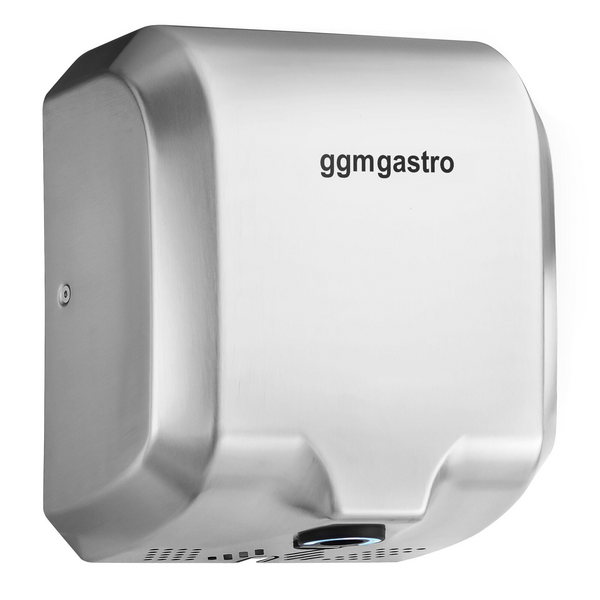 Secador de mãos com sensor - aço inoxidável mate