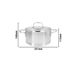 DEMEYERE | ATLANTIS 7 - Sartén con tapa - Ø 220mm - Acero inoxidable