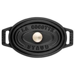 STAUB | LA COCOTTE - Mini kookpot - Ø 110mm - Gietijzer - Zwart