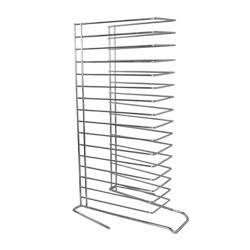 Pizzarek 15x plaat - 318x650x351mm - RVS