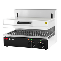 Horno Pita/Salamandra ESPECIAL - con resistencia regulable en altura - 0,65 m - Horno para gratinar - Tostadora