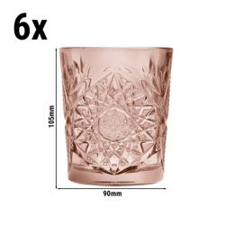 (6 peças) Copo para todos os fins - HOBSTAR - 350 ml - Rosa