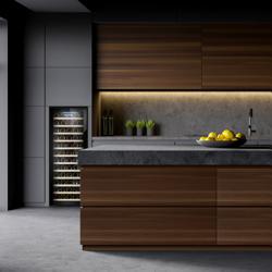 Refrigerador de vino - 200 litros - negro / con 1 zona climática