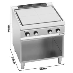 Fourneau à plaque coup de feu électrique - 14kW