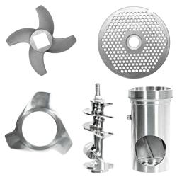 Elektrischer Fleischwolf - 600kg/h - 2,2 kW - 1400rpm - mit Kühlung