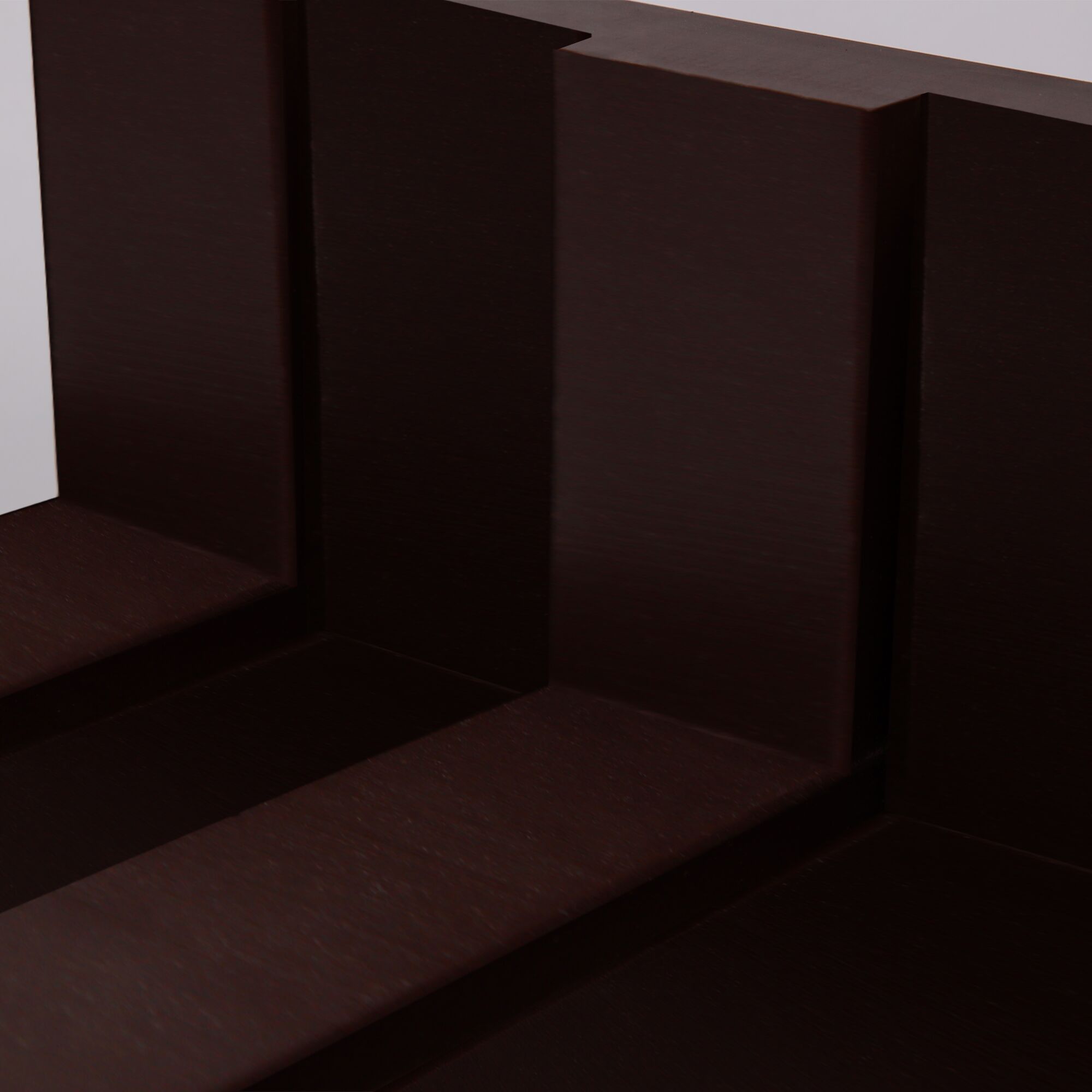 Rangement pour planches à découper - 300x260x160mm - Polyéthylène - Marron