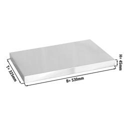 Cooling Plate GN 1/1 Stainless Steel – AISI 304 - 530x325x45 mm - Holds ≤ +8°C for 4 h