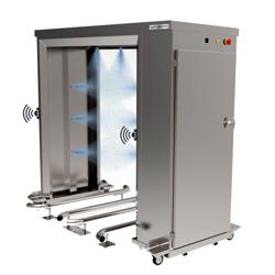 Einkaufswagen-Desinfektionsanlage - 50 Watt - Edelstahl