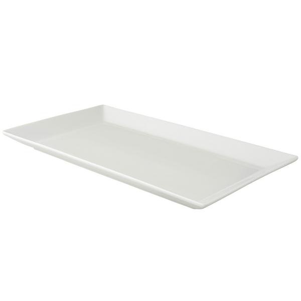 (6 pcs) WHITE DELIGHT - Plate - 330x185mm - White