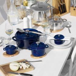 STAUB | LA COCOTTE - Cocotte - Ø 240 mm - Lijevano željezo - Tamnoplava boja 