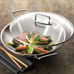 ZWILLING| Wok Pan – Ø 32 cm - Stainless Steel - Uncoated - Induction Ready - 2 Handles - No Lid