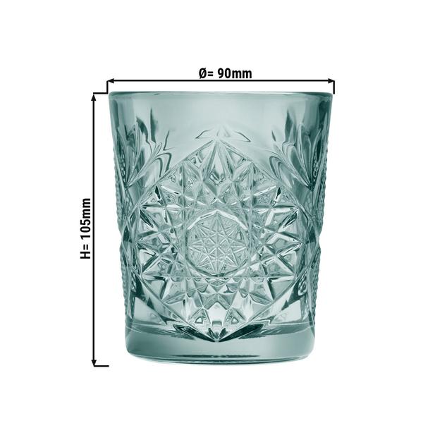 (6 Stück) Allzweck Trinkglas - HOBSTAR - 350 ml - Gelb