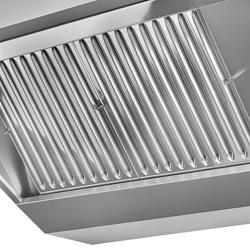 Wandhaube 2,4 m - mit Filter & Lampe