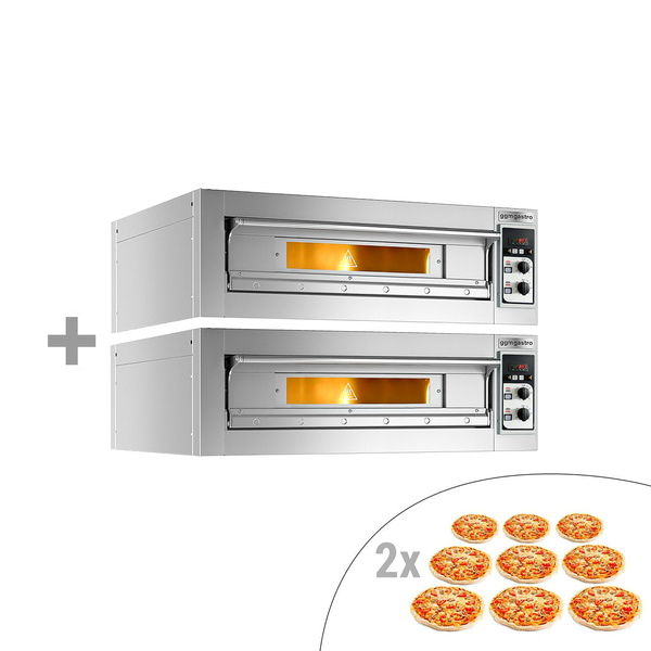 (2 st.) Pizzaugn 9+9x 35cm - Manuell