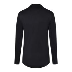 (6 stuks) KARLOWSKY | Lange Mouw Heren Werkshirt Performance - Zwart - maat: XS