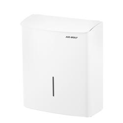 AIR-WOLF | Commercial hygiene waste bin - 10 litres - Stainless steel - White