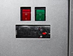 Vitrine murale réfrigérée - Libre-service - 900mm - avec rideau de nuit - Gris